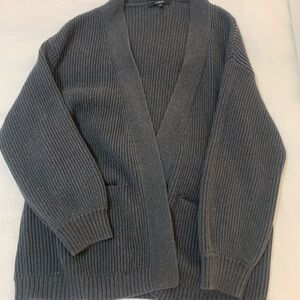 Quince Gray Women's Cardigan Sweater